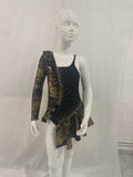 Maillot Gala negro/dorado