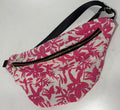 Riñonera Dodo: Frescura Floral en Rosa y Blanco