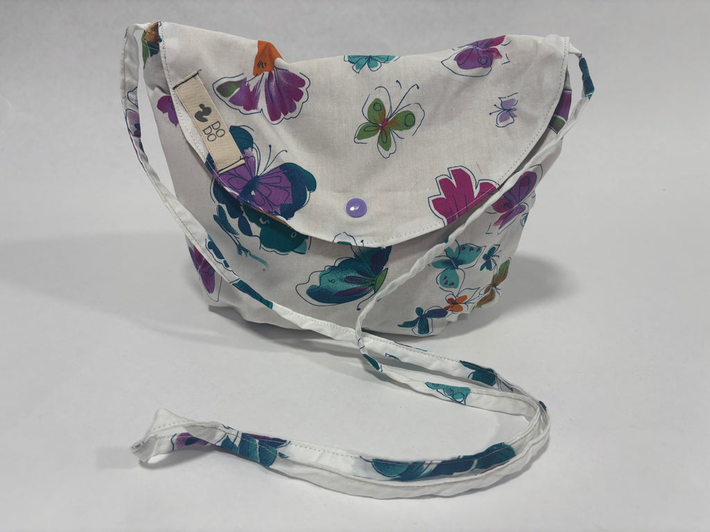 Bolso Bandolera Dodo: Mariposas y Flores