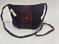 Bolso Bandolera Dodo: Rayas Rojas y Plateadas