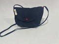 Bolso Bandolera Dodo: Denim y Rojo